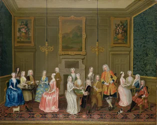 Tea party na casa do senhor Harrington, St. James