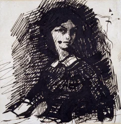Retrato de Jeanne Duval, meados do século XIX