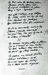 Poema autógrafo «Rêve parisien»
