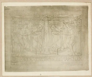 Diploma of Honor ", projetado para o Glasgow School of Art Club, 1894-95