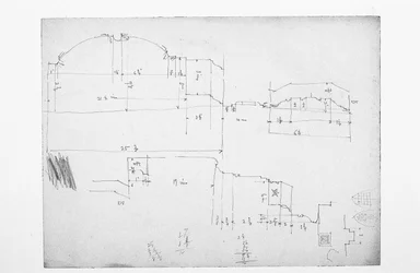 Untitled (folha de trabalho de esboços), 1891