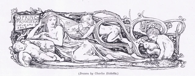 Primavera, da revista de arte de 1893, Cassell and Company, 1893