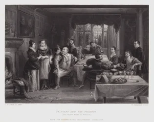 Falstaff and His Friends (gravura)