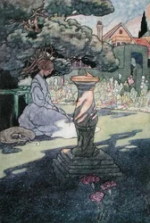 Últimos raios de sol, publicado em 1912 (cor litho)