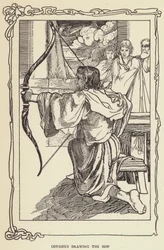 Odisseu desenhando o arco