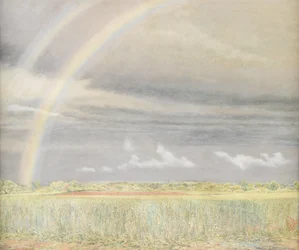 O arco-íris (óleo sobre tábua)