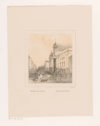 Vista da Câmara Municipal de Roterdão
L