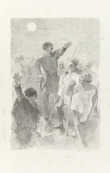 Wilfried rodeado pelos seus guerreiros