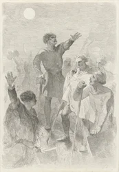 Wilfried cercado por seus guerreiros