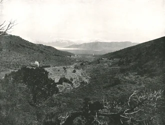 Utah Lake de Circle Point, Salt Lake City, EUA, 1895.