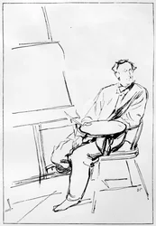 John Everett Millais 1829-1896, artista britânico, 1898.