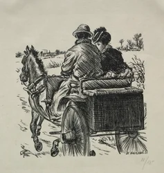 O casaco com forro de pele, 1869