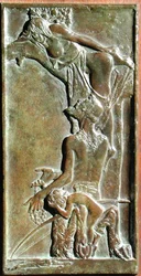 Ninfa e Satyr, c.1930 (bronze) (ver também 165265 e 165264)