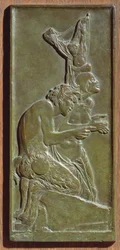 Ninfa e Sátiro, c.1930 (bronze) (ver também 165266)