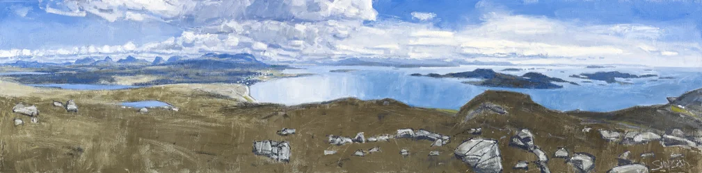 Achiltibuie Panorama, 2011 (óleo sobre tela)