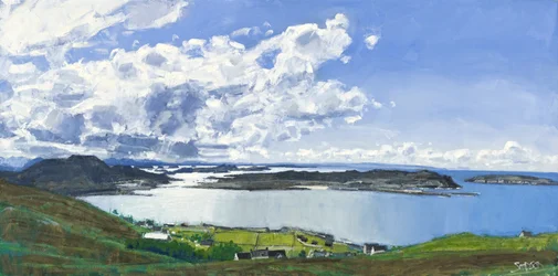 Para além de Altandhu, 2011 (óleo sobre tela)