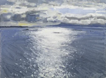 Noite escura, 2017 (óleo sobre tela)