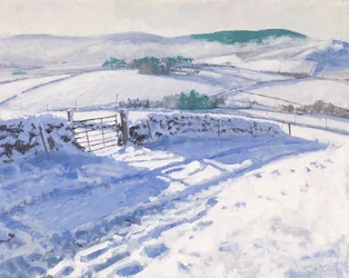 Neve: Nevoeiro nas colinas, 2016 (óleo sobre tela)