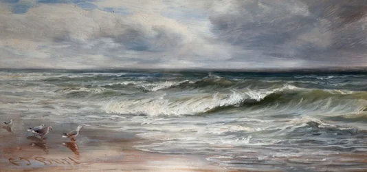 Ondas do mar, 1880.