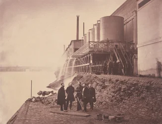 Tanques de água fora do anexo, Paris Exposition Universelle