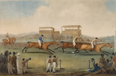 Um Par: Coming In, Londres, 20 de janeiro de 1803 (aquatint)