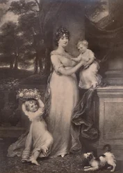 Maria Scott-Waring e suas filhas, c 1804 1894