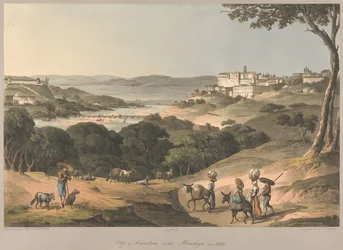 N.º 3  A cidade de Coimbra, junto ao Mondego, em 1810