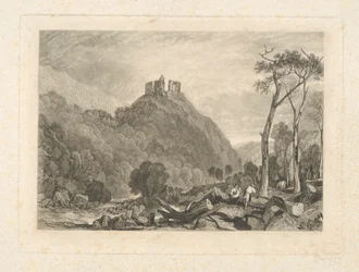 Castelo de Okehampton, no Okement do Rio