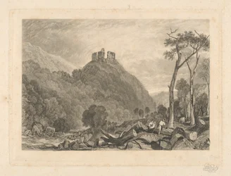 Castelo de Okehampton, no Okement do Rio