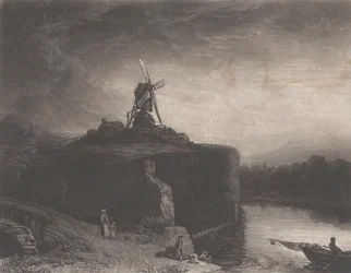 Moinho de Rembrandt, 1823.