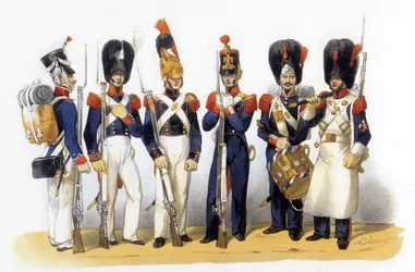 Uniformes do exército francês: Guarda Nacional (Infantaria)