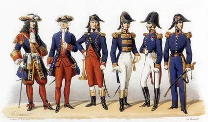 Uniformes do exército francês: Oficiais da Marinha