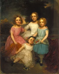 Adrian Baucker Holmes Crianças, c.1850