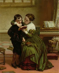George Herbert e sua mãe