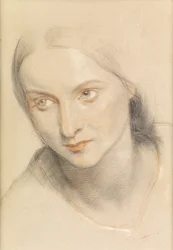 Estudo da cabeça de uma mulher, 1894