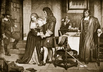 A despedida de Lord e Lady Russell, 1683