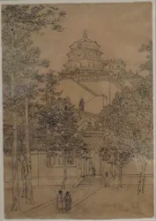 Palácio de verão, Pequim" de Charles W. Bartlett, HMA 28114
