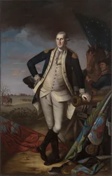 George Washington na Batalha de Princeton