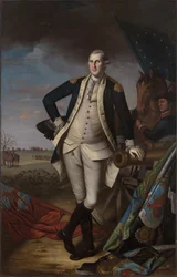 George Washington na Batalha de Princeton