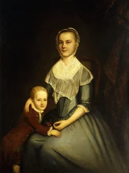 Retrato da Sra. Arbuckle e Filho,