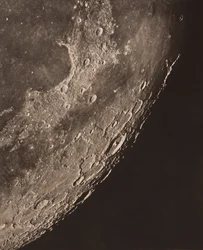 Mapa fotográfico da lua, 1904.
