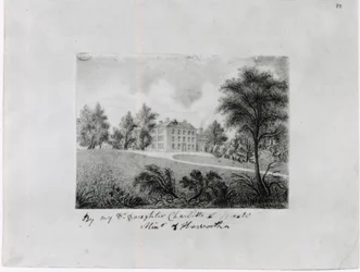 The Roe Head School, c.1831-32 (desprezo no papel)