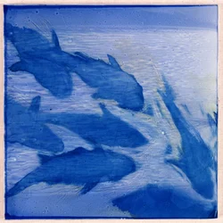 Donzelas I, 2000 (óleo no gesso)