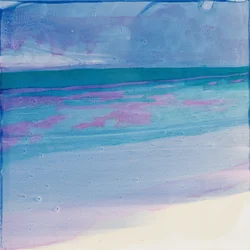 Turtle Beach, 2000 (óleo no gesso)