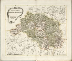 Mapa Geral da Província de Kursk, 1788.