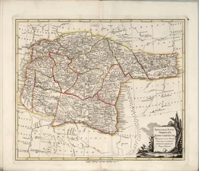 Mapa Geral da Província de Ufa, 1791.