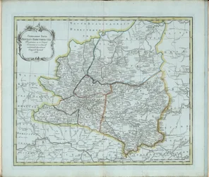 Mapa Geral da Província de Vyatka, 1791.