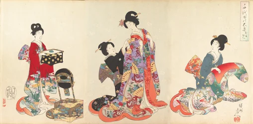 Álbum de Mulheres do Castelo de Chiyoda, 1895., 1895.