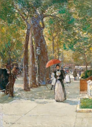 Quinta Avenida, em Washington Square, Nova York, 1891
