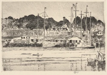 Gloucester, Inner Harbor, 1919